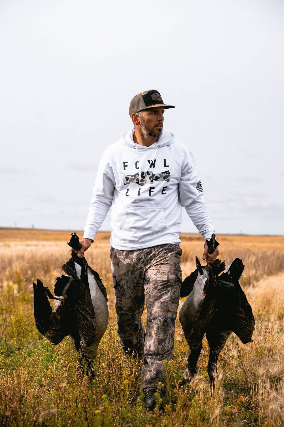 Fowl Life Snow Unisex Hoody