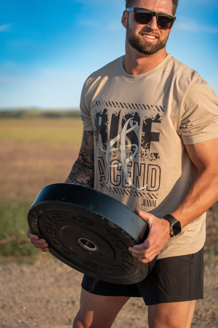 Rise & Ascend Lightweight Unisex T-shirt