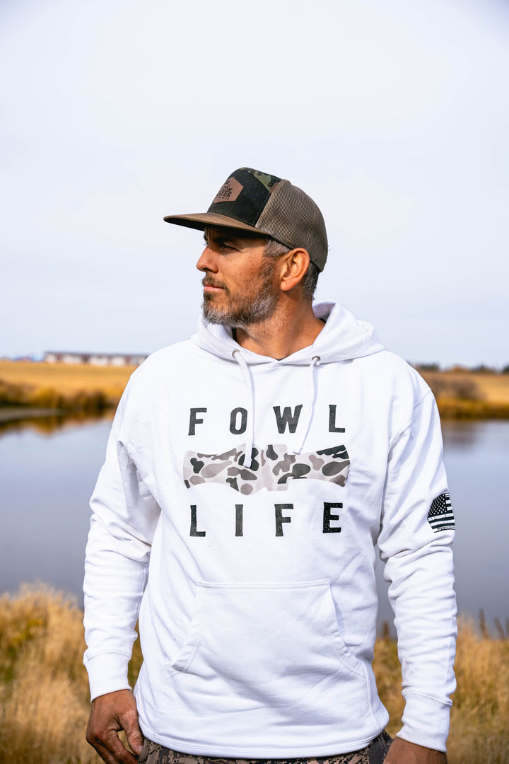 Fowl Life Snow Unisex Hoody