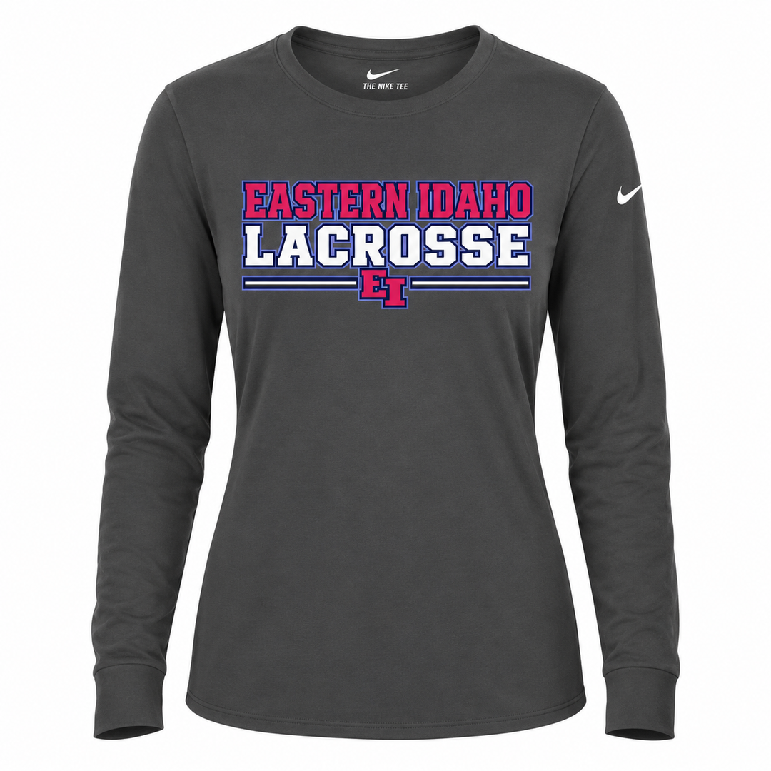 Eastern Idaho Lacrosse Nike Unisex Dri-FIT Varsity Long Sleeve Tee