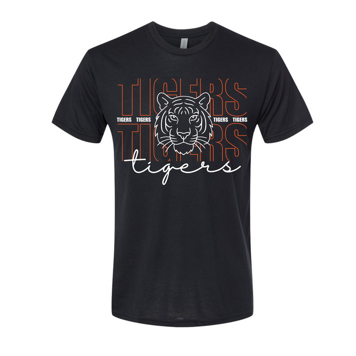 Tigers Stacked Graphic Tee