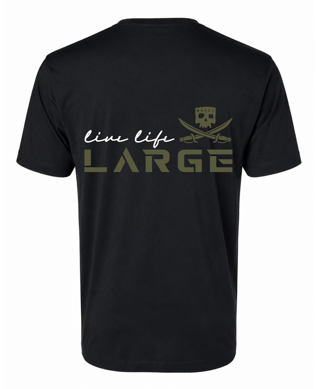 Rally Humans – Live Life Large Heavyweight Tee