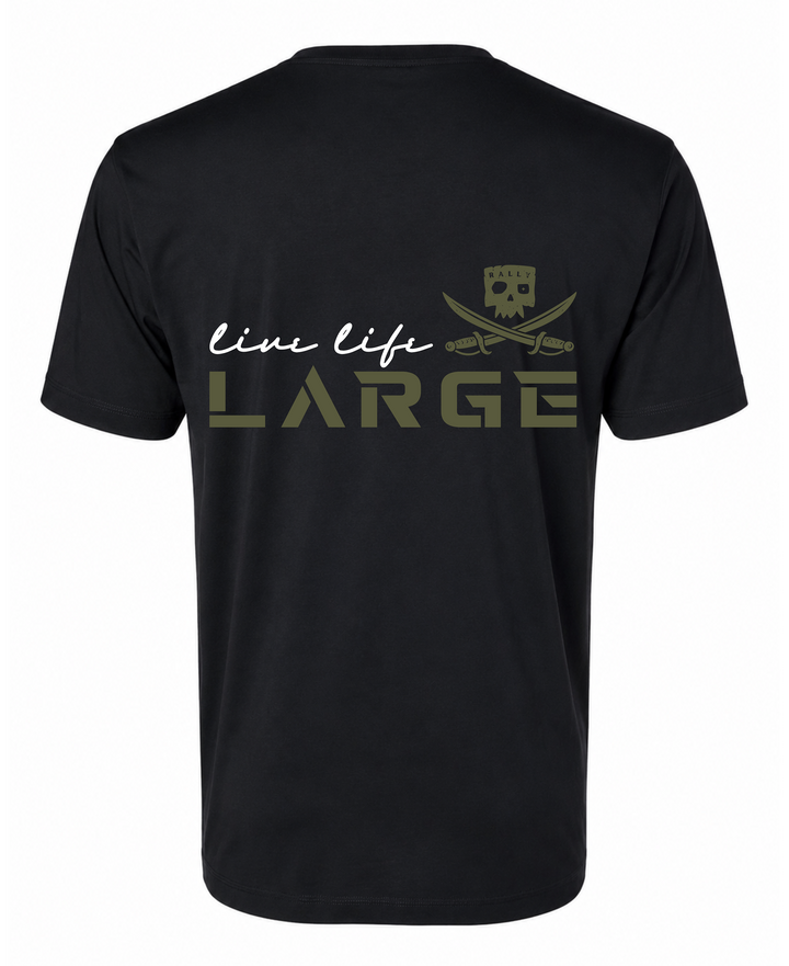 Rally Humans – Live Life Large Heavyweight Tee