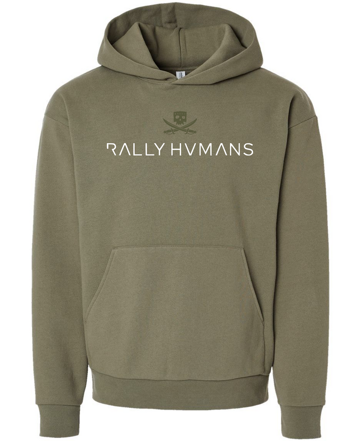 Rally Humans Live Life Large Heavyweight Hoodie