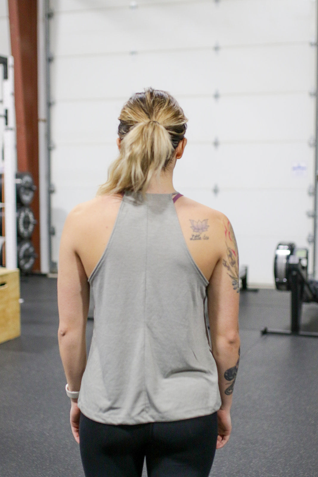 Love &amp; Lift Barbell High Neck Tank